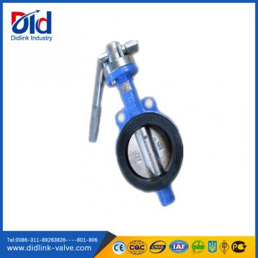 Vulcanized Wrench Operated Butterfly Valve Dn200, valve butterfly wafer