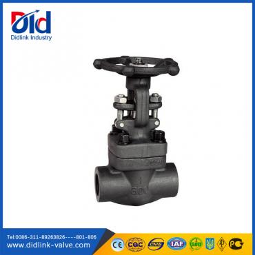 A105 Socket Welded Forged Steel Gate Valve handle, small gate valve