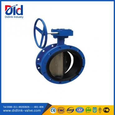 Cast Iron  EPDM Seat Flanged Butterfly Valve actuator Gear box, butterfly valve specification standard API 609