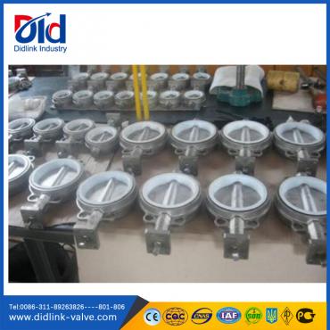 stainless steel wafer type control Butterfly valve With Electric stents, electronic butterfly valve
