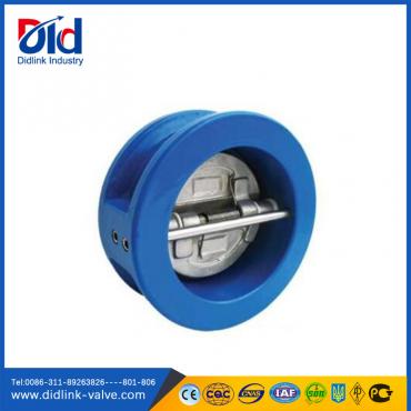 Dual plate wafer check valve 2 inch, inline spring check valve