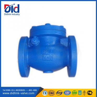 DIN cast iron flanged swing check valve suppliers, metal check valve