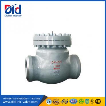 WCB swing butt welded well check valve water pump, high pressure check valve air