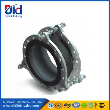 Limited rod flexible rubber joint bellows