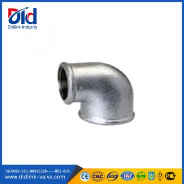 Malleable iron 90 degree reducing f&f
