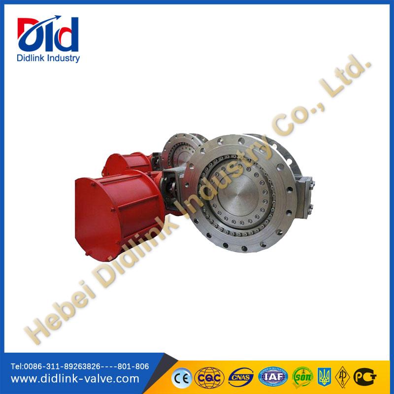 stainless steel motorized butterfly valve offset, butterfly valve operation