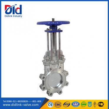 Ansi stainless steel knife gate valve material, rising stem knife gate valve