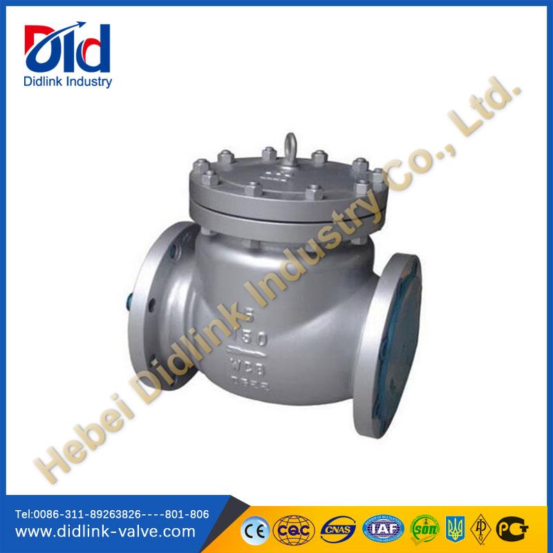 Cast steel 150lb Ansi double swing Check Valve pressure, liquid check valve