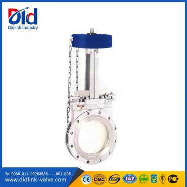 Carbon steel isolation knife gate valve sporcket wheel, m&h gate valve