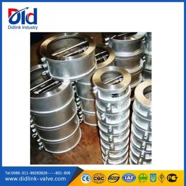Stainless steel dual plate wafer swing check valve function, plumbing check valve residential
