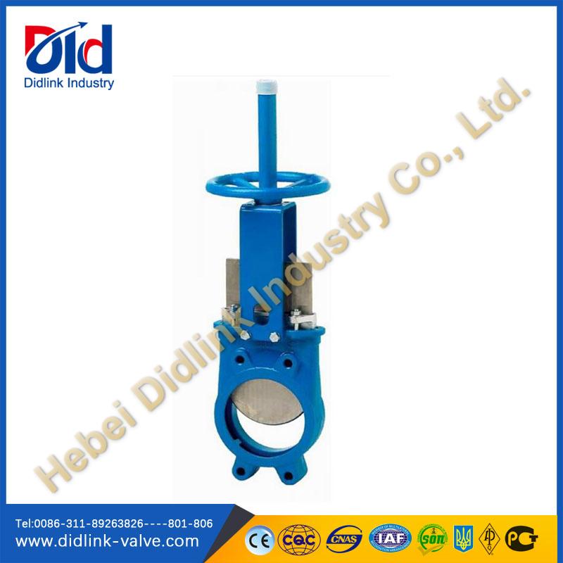 Wafer Ductile iron Manual Knife gate valve 1 2, automatic Knife gate valve