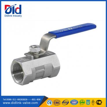 Stainless Steel 1 piece ball valve water, 2 threaded ball valve