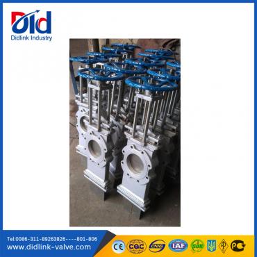 Ansi SS316 slurry pump knife gate valve 4, kitz gate valve