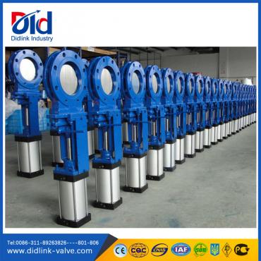 hydraulic Knife gate valve drilling, 80mm gate valve