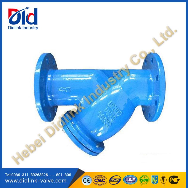 DIN Flanged end Ductile Iron Y Strainer wiki, plumbing strainer