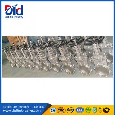 Ansi stainless steel CF8M Lug knife gate valve standard, 4 inch gate valve dimensions