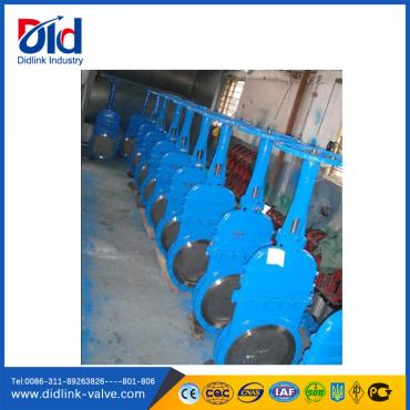 WCB lockable knife gate valve Bi-directional, gate valve leaking 0