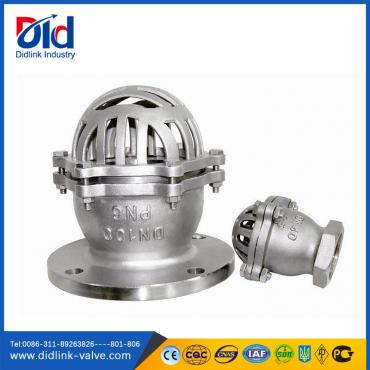 ANSI Flange stainless steel foot valve ball type, bradley foot valve