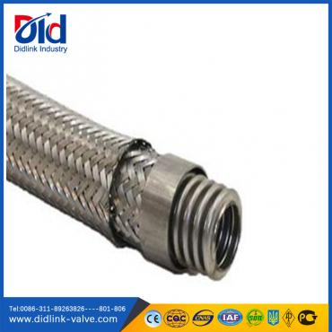 Flexible corrugated hose braided hose