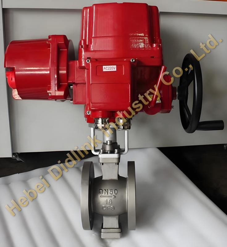 Main features of V type ball valve