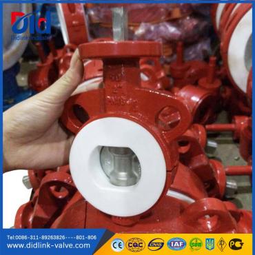 Затвор дисковый стальной (PTFE)